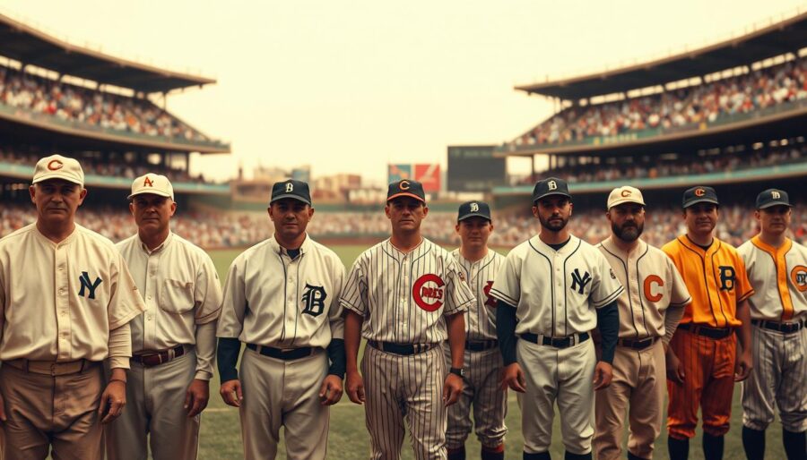 baseball uniforms history