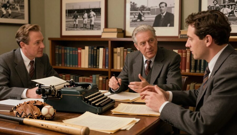 baseball literature authors