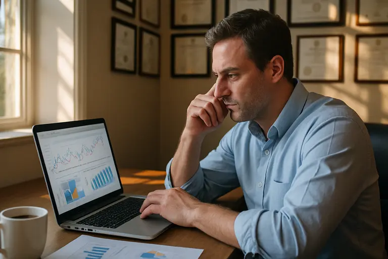 Financial charts and stadium plans spread across a desk with a baseball nearby