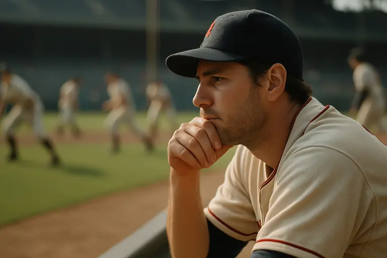 Minor league dugout watching a game with coaches charting pitches